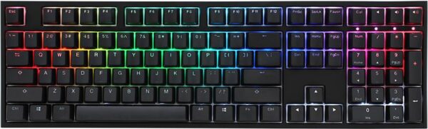 Ducky One 2 RGB - Volle Größe (100%) - USB - Mechanischer Switch - RGB-LED - Schwarz (DKON1808ST-CUSPDAZT1)