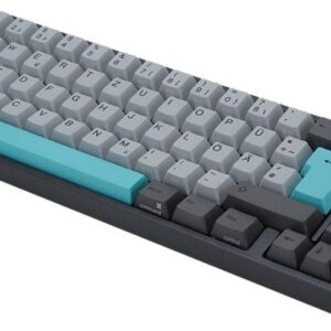 Ducky Varmilo Miya69 Pro Moonlight - Tastatur - hintergrundbeleuchtet - USB - QWERTZ - Deutsch - Tastenschalter: CHERRY MX Silent Red (MY69CP2W/LLPN2B1)