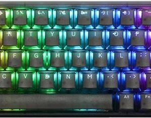 DuckyChannel Ducky One 3 SF Aura - Tastatur - Hintergrundbeleuchtung - USB-C - QWERTZ - Deutsch - Tastenschalter: Kailh Box Jellyfish Y - Aura Black (DKON2167ST-FDEPDABAAAK1)