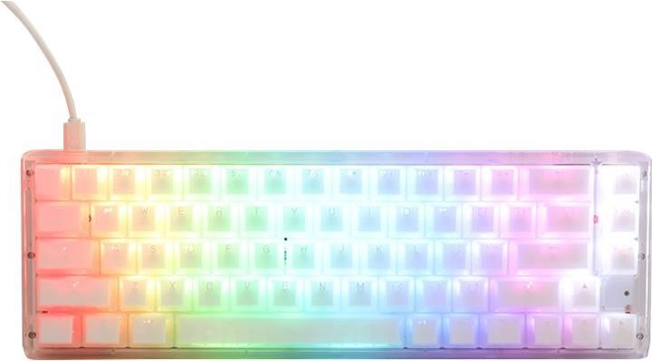 DuckyChannel Ducky One 3 SF Aura - Tastatur - Hintergrundbeleuchtung - USB-C - QWERTZ - Deutsch - Tastenschalter: Kailh Box Jellyfish Y - Aura White (DKON2167ST-FDEPDAWWWWK1)