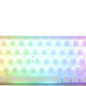 DuckyChannel Ducky One 3 SF Aura - Tastatur - Hintergrundbeleuchtung - USB-C - QWERTZ - Deutsch - Tastenschalter: Gateron Baby Kangaroo - Aura White (DKON2167ST-KDEPDAWWWWG1)