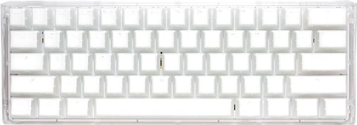DuckyChannel Ducky One 3 Mini - Aura Edition - Tastatur - Hintergrundbeleuchtung - USB - QWERTZ - Deutsch - Tastenschalter: CHERRY MX Speed Silver - Aura White (DKON2161ST-PDEPDAWWWWC1)