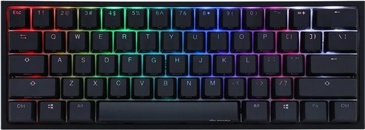 DuckyChannel Ducky One 2 Pro Mini - Tastatur - Hintergrundbeleuchtung - USB - QWERTZ - Deutsch - Tastenschalter: Cherry / Gateron / Kailh (DKON2061ST-KDEPDAZTR2)