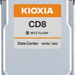 KIOXIA CD8-V Series KCD8XVUG1T60 - SSD - Mixed Use - 1600GB - Datencenter SSD - intern - 2.5" (6,4 cm) - PCIe 4,0 x4 (NVMe) (KCD8XVUG1T60)