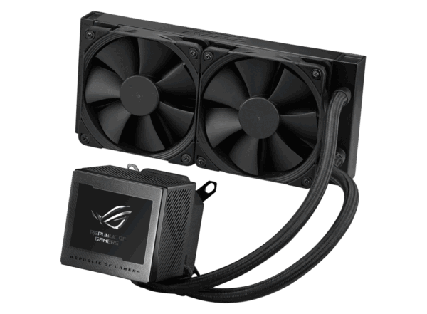 ASUS ROG RYUJIN III 240 - Prozessor-Flüssigkeitskühlsystem - mit LCD-Display - (für: AM4, LGA1200, LGA1700, AM5, LGA115x Socket) - Kupfer - 120 mm (90RC00K0-M0UAY0)