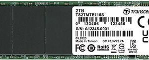 Transcend 115S - SSD - 1TB - intern - M.2 2280 (doppelseitig) - PCIe 3.0 x4 (NVMe) (TS1TMTE115S)