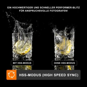 Walimex Pro Stager 600 HSS Studioblitz - leistungsstarker Studioblitz mit 2,4 GHz Empfänger, HSS-Modus, 600 Ws, kurze Abbrennzeit, LED-Einstelllicht, für Profifotografen (1023359)
