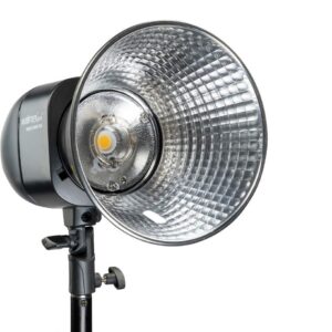 Walimex pro Newcomer 300 II Set Single - 300 Ws Blitzleistung, auslösen per Funk 2,4GHz, LED-Einstelllicht, Blitzdauer 1/800-1/1200s, Bowens/walimex pro-Anschluss, ideal für kleine Studios (1023375)