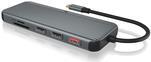 ICY BOX IB-DK4060-CPD - Dockingstation - für Notebook - USB-C 3.2 Gen 2 - 2 x HDMI, DP - 1GbE (IB-DK4060-CPD)