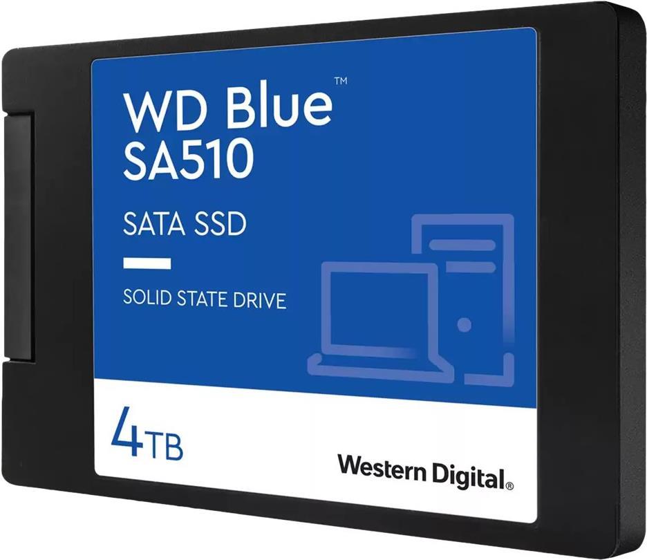 WD Blue SA510 WDS400T3B0A - SSD - 4 TB - intern - 2.5" (6.4 cm) - SATA 6Gb/s