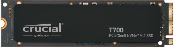 Crucial T700 - SSD - verschlüsselt - 4 TB - intern - PCI Express 5.0 (NVMe) - TCG Opal Encryption 2.01 (CT4000T700SSD3)