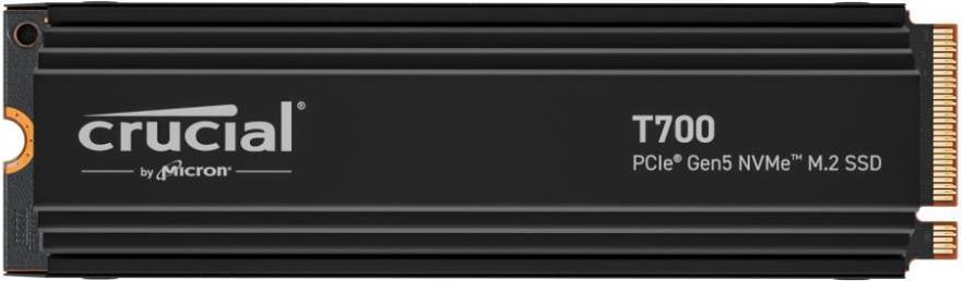 Crucial T700 - SSD - verschlüsselt - 4 TB - intern - M.2 - PCI Express 5.0 (NVMe) - TCG Opal Encryption 2.01 (CT4000T700SSD5)