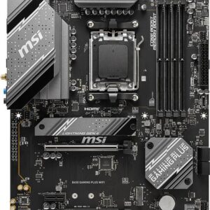 MSI B650 GAMING PLUS WIFI - Motherboard - ATX - Socket AM5 - AMD B650 Chipsatz - USB 3,2 Gen 1, USB 3,2 Gen 2, USB-C 3,2 Gen2, USB-C 3,2 Gen 2x2 - 2,5 Gigabit LAN, Bluetooth, Wi-Fi - Onboard-Grafik (CPU erforderlich) - HD Audio (8-Kanal) (7E26-001R)