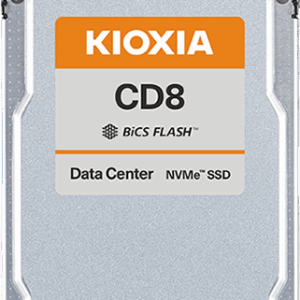 KIOXIA KCD8 series - SSD - 15360GB - intern - 2.5" (6,4 cm) - U.2 PCIe 4,0 x4 (NVMe) (KCD8XRUG15T3)