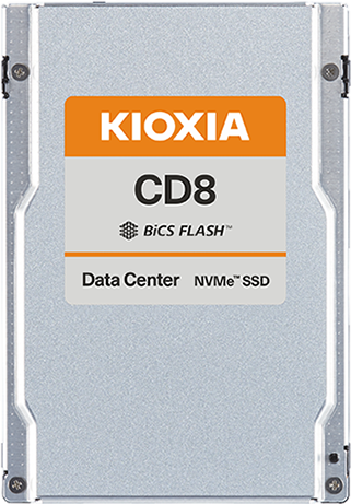 KIOXIA KCD8 series - SSD - 15360GB - intern - 2.5" (6,4 cm) - U.2 PCIe 4,0 x4 (NVMe) (KCD8XRUG15T3)