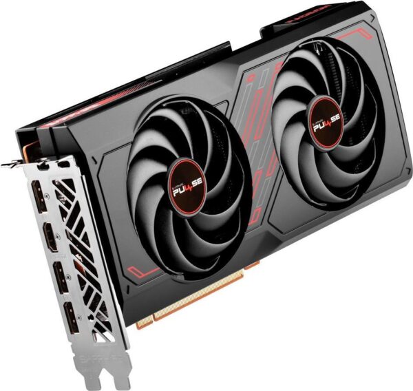 Sapphire Pulse Radeon RX 7600 - Grafikkarten - Radeon RX 7600 - 8GB GDDR6 - PCIe 4,0 x8 - HDMI, 3 x DisplayPort (11324-01-20G)