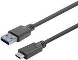 Vivolink PROUSBCAMM15. Kabellänge: 15 m, Anschluss 1: USB C, Anschluss 2: USB A, USB-Version: USB 3.2 Gen 1 (3.1 Gen 1), Maximale Datenübertragungsrate: 5000 Mbit/s, Produktfarbe: Schwarz (PROUSBCAMM15)