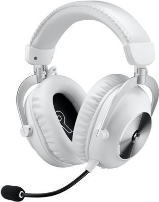 Logitech G Pro X 2 - Headset - ohrumschließend - LIGHTSPEED - kabellos - Geräuschisolierung - weiß (981-001269)