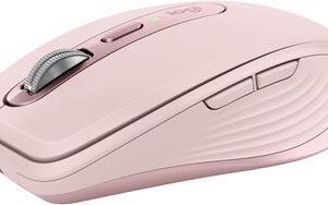 Logitech MX Anywhere 3S - Maus - optisch - 6 Tasten - kabellos - Bluetooth - Logitech Logi Bolt USB-Receiver - rosé (910-006931)