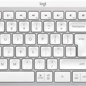Logitech MX Keys S - Tastatur - hinterleuchtet - kabellos - Bluetooth LE - QWERTZ - Deutsch - Tastenschalter: Scissor-Key - Pale Gray (920-011566)