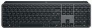 Logitech MX Keys S - Tastatur - hinterleuchtet - kabellos - Bluetooth LE - AZERTY - Französisch - Tastenschalter: Scissor-Key - Graphite (920-011568)