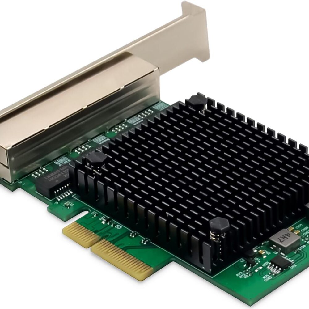 DIGITUS - Netzwerkadapter - PCIe 2,1 - 10/100/1000/2500Base-T x 4 (DN-10136)