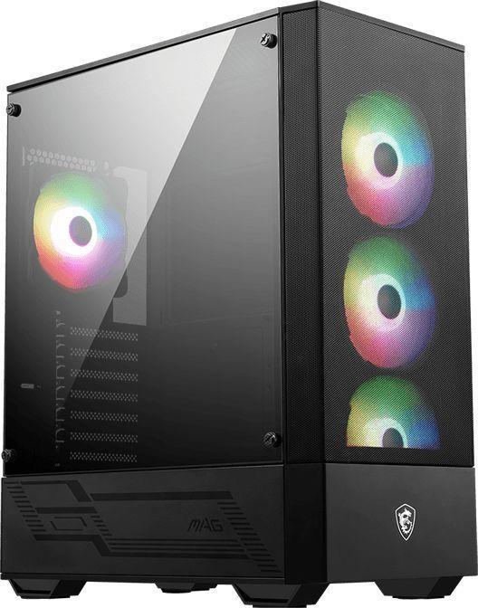 MSI MAG FORGE 112R - Mid tower - ATX - Seitenteil mit Fenster (gehärtetes Glas) - keine Spannungsversorgung (ATX) - USB/Audio (306-7G16X23-809)