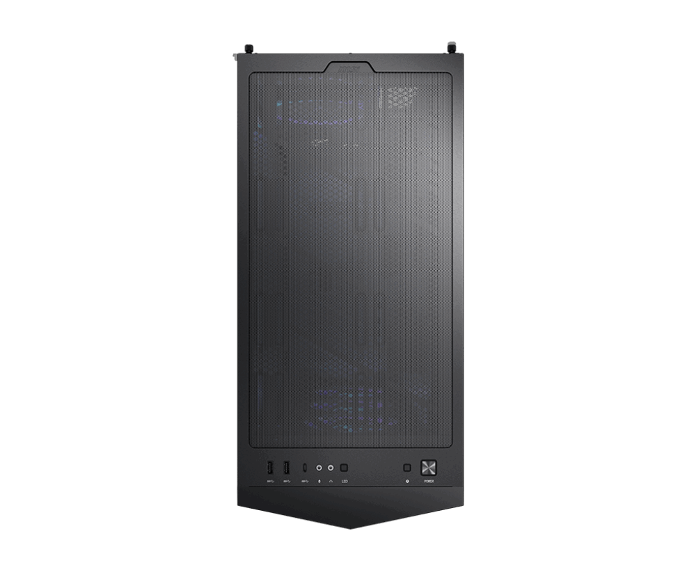 MSI MPG GUNGNIR 300R AIRFLOW - Mid tower - E-ATX - Seitenteil mit Fenster (gehärtetes Glas) - keine Spannungsversorgung (ATX) - Schwarz - USB/Audio (306-7G21R21-W57)