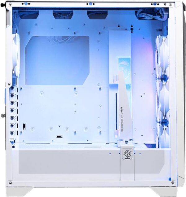 MSI MPG GUNGNIR 300R AIRFLOW - Mid tower - E-ATX - Seitenteil mit Fenster (gehärtetes Glas) - keine Spannungsversorgung (ATX) - weiß - USB/Audio (306-7G21W21-W57)
