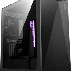 MSI MPG GUNGNIR 300P AIRFLOW - Mid tower - E-ATX - Seitenteil mit Fenster (gehärtetes Glas) - keine Spannungsversorgung (ATX) - Schwarz - USB/Audio (306-7G21P21-W57)
