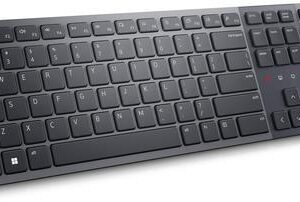 Dell Premier KB900 - Tastatur - Zusammenarbeit - hinterleuchtet - kabellos - 2.4 GHz, Bluetooth 5.1 - QWERTZ - Deutsch - Graphite - mit 3 Jahre Advanced Exchange-Service