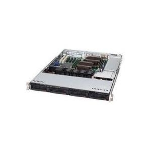Supermicro SC815 TQ-563CB - Rack - einbaufähig - 1U - Erweitertes ATX - SATA/SAS - Hot-Swap 560 Watt - Schwarz (CSE-815TQ-563CB)