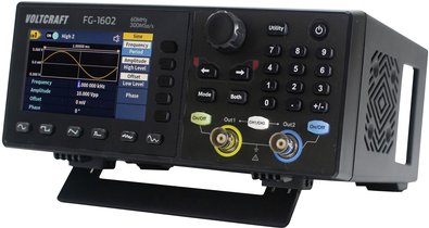 VOLTCRAFT FG-1602 Funktionsgenerator netzbetrieben 1 µHz - 60 MHz 2-Kanal Arbiträr (VC-13082815)