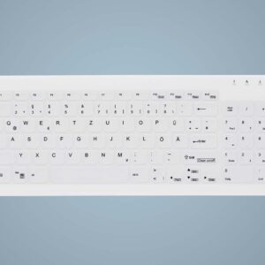 Cherry Active Key AK-C7012 - Tastatur - komplett versiegelt, IP68 - USB - QWERTZ - Deutsch - weiß (AK-C7012F-UVS-W/MGE)