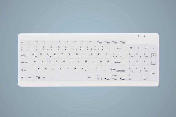 Cherry Active Key AK-C7012 - Tastatur - komplett versiegelt, IP68 - USB - QWERTZ - Deutsch - weiß (AK-C7012F-UVS-W/MGE)