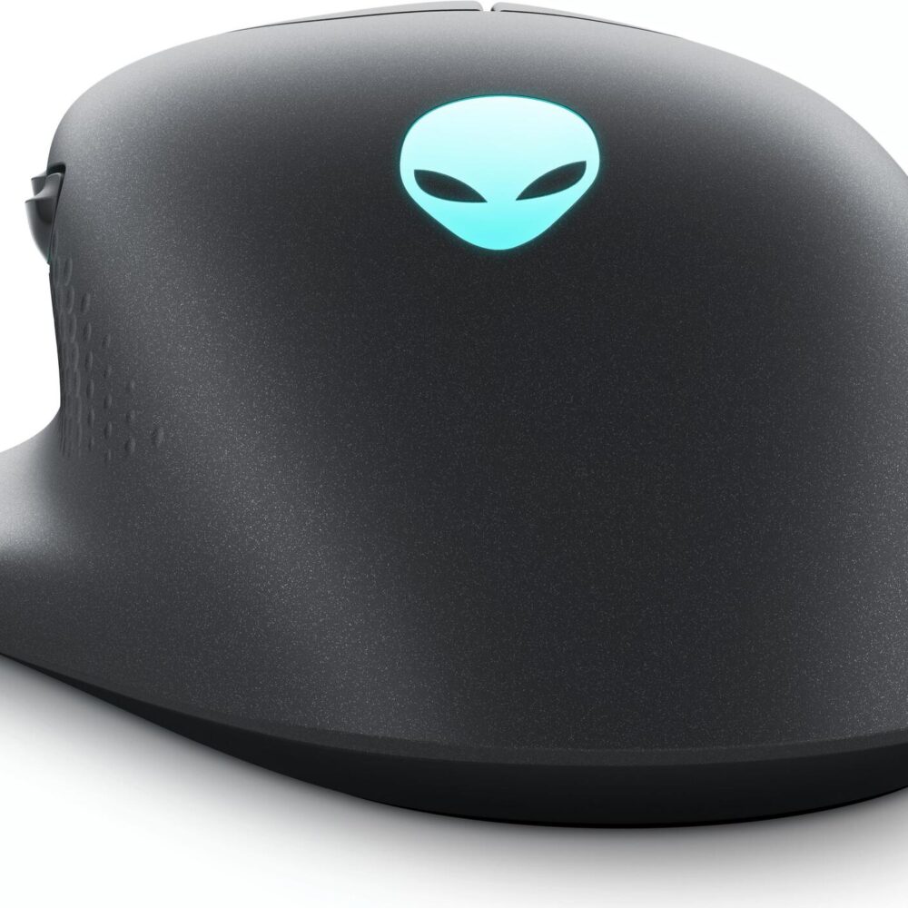 Dell Alienware AW620M - Maus - Für Rechtshänder - optisch - 7 Tasten - kabelgebunden, kabellos - USB, 2,4 GHz - Dark Side of the Moon - retail - Box (AW620M-G-DEAM)