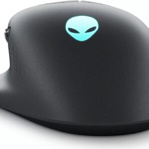 Dell Alienware AW620M - Maus - Für Rechtshänder - optisch - 7 Tasten - kabelgebunden, kabellos - USB, 2,4 GHz - Dark Side of the Moon - retail - Box (AW620M-G-DEAM)