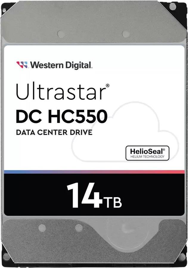 WD Ultrastar DC HC550 - Festplatte - 14TB - intern - 3.5" (8,9 cm) - SATA 6Gb/s - 7200 U/min - Puffer: 512MB (0F38581)