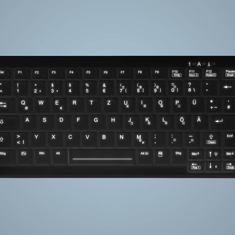 Active Key AK-CB4110 Tastatur USB Deutsch Schwarz (AK-CB4110F-U1-B/GE)
