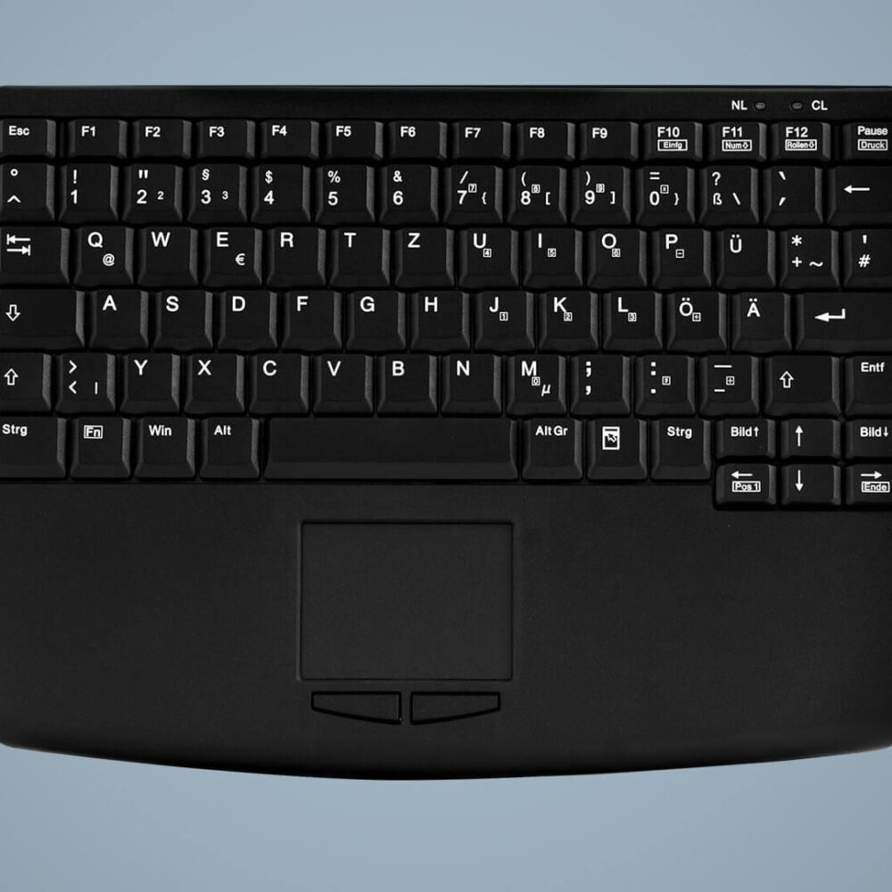Active Key AK-4450-GFU Tastatur RF Wireless Deutsch Schwarz (AK-4450-GFU-B/GE)
