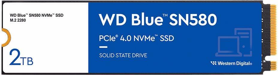 WD Blue SN580 WDS200T3B0E - SSD - 2 TB - intern - M.2 2280 - PCIe 4.0 x4 (NVMe)
