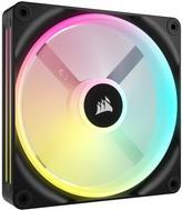 CORSAIR iCUE LINK QX140 RGB - Gehäuselüfter - mit Temperatursensor - 140 mm - Schwarz (Packung mit 2) (CO-9051004-WW)