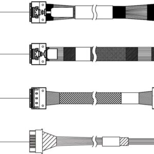 LENOVO THINKSYSTEM SR650 V3 2.5 CHASS IS FRONT BP3 SAS/SATA CABLE KIT (4X97A82937)