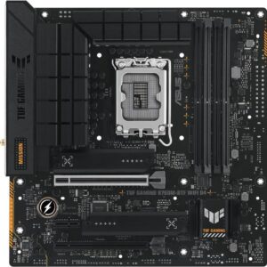 ASUS TUF GAMING B760M-BTF WIFI D4 - Motherboard - micro ATX - LGA1700-Sockel - B760 Chipsatz - USB 3,2 Gen 1, USB 3,2 Gen 2, USB-C 3,2 Gen2, USB-C 3,2 Gen 2x2, USB-C 3,2 Gen 1 - 2,5 Gigabit LAN, Wi-Fi 6, Bluetooth - Onboard-Grafik (CPU erforderlich) - High Definition Audio (7,1-Channel) (90MB1E50-M0EAY0)