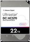 WD Ultrastar DC HC570 - Festplatte - verschlüsselt - 22 TB - intern - 3.5" (8.9 cm) - SATA 6Gb/s - 7200 U/min - Puffer: 512 MB - Self-Encrypting Drive (SED)