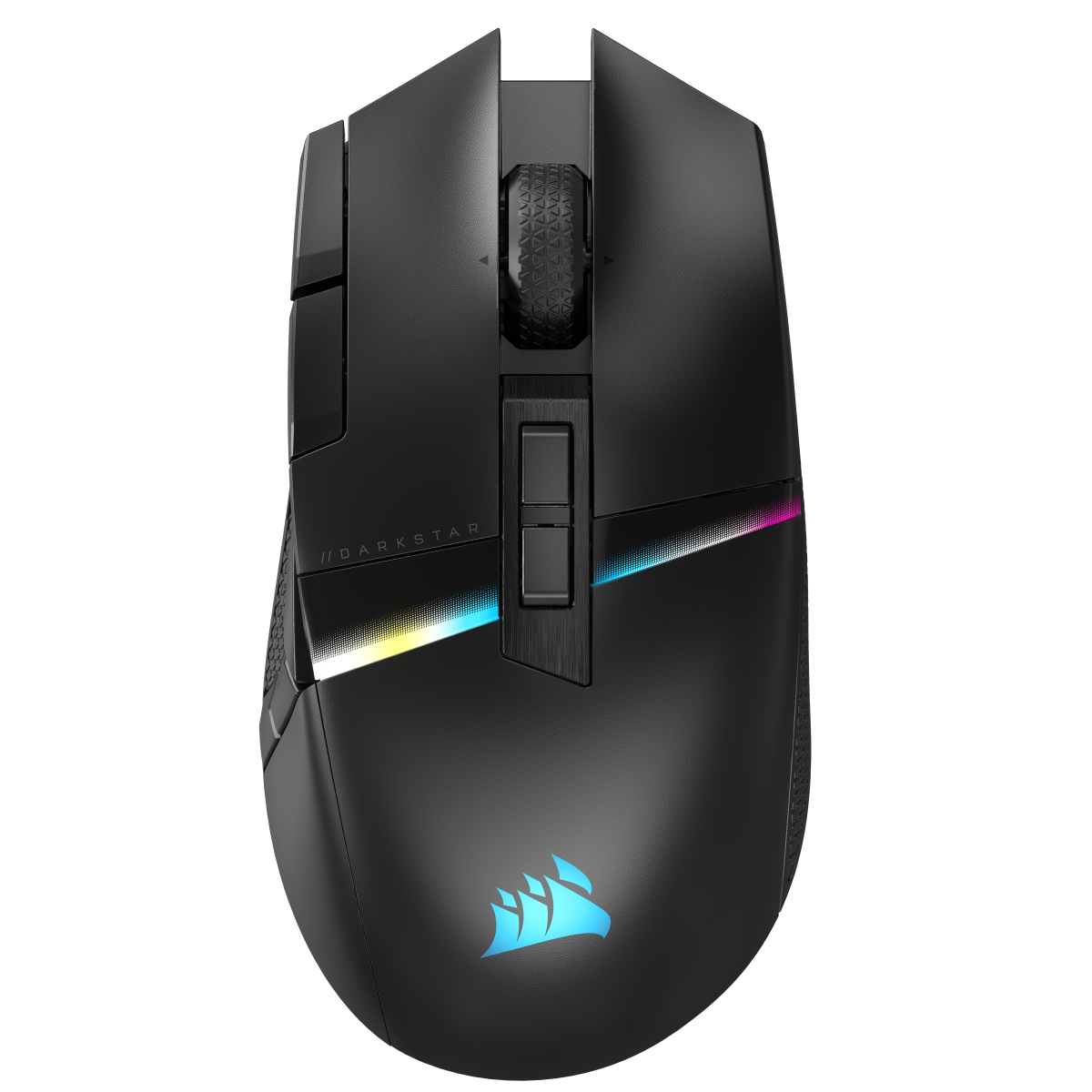CORSAIR Gaming Darkstar - Maus - optisch - 15 Tasten - kabellos - Bluetooth, 2,4 GHz - USB Slipstream Funkempfänger (CH-931A011-EU)