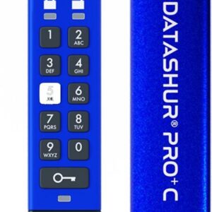 iStorage datAshur PRO+ C - USB-Flash-Laufwerk - verschlüsselt - 32GB - USB 3,2 Gen 1 (IS-FL-DA3C-256-32)