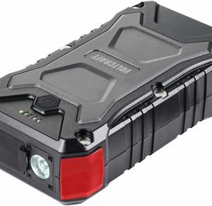 VOLTCRAFT VC PB PD65W Rugged Powerbank 30000 mAh Power Delivery 3.0 Li-Ion Schwarz-Rot LED Taschenlampe, Statusanzeige, Outdoor, gleichzeitiges Laden und (VC-13184840)