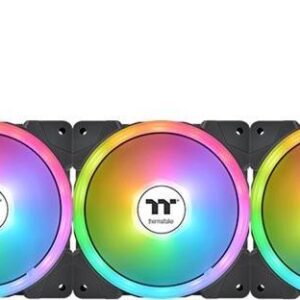 Thermaltake SWAFAN EX12 ARGB - Premium Edition - Gehäuselüfter - 120 mm - Schwarz (Packung mit 3) (CL-F167-PL12SW-A)