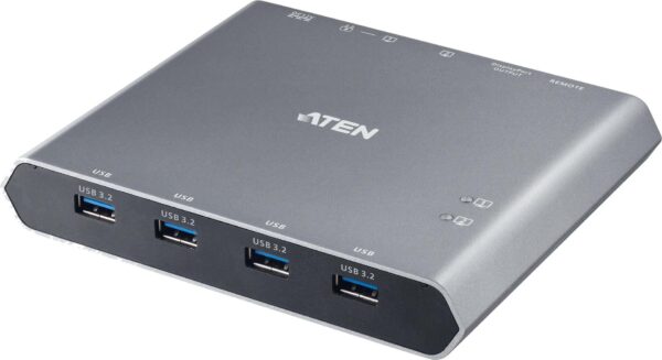 ATEN US3311 - KVM-/Audio-/USB-Switch - 4 x USB 3,2 Gen 1 - 2 lokale Benutzer - Desktop (US3311-AT)